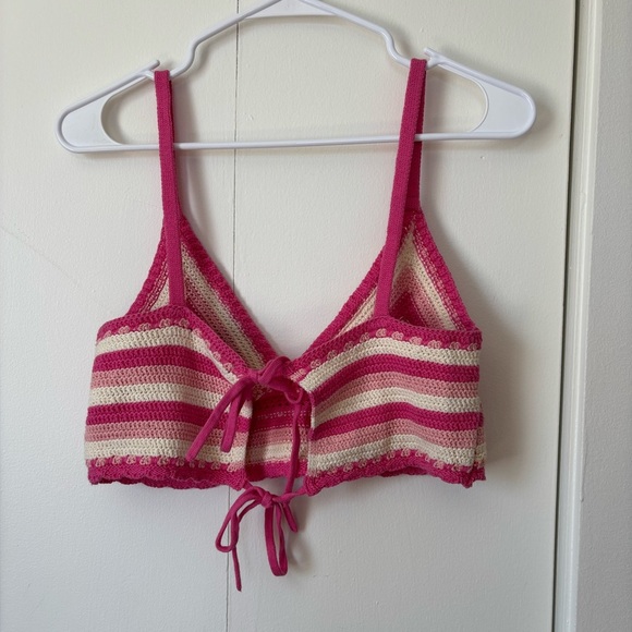 🎉4/30$🎉 Forever 21 Crochet Bralette✨ Size S — 8/10 - Picture 3 of 4